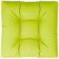 Preview: Palettenkissen Knallgrün 70x70x12 cm Stoff