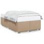 Preview: Bettgestell Cappuccino-Braun 120x200 cm Kunstleder