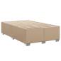 Preview: Bettgestell Cappuccino-Braun 120x200 cm Kunstleder