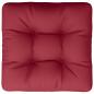 Preview: Palettenkissen Weinrot 60x60x12 cm Stoff