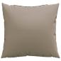 Preview: Sofakissen 4 Stk. Taupe 40x40 cm Stoff