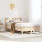 Preview: ARDEBO.de - Massivholzbett ohne Matratze 75x190 cm Kiefernholz