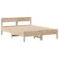 Preview: Massivholzbett ohne Matratze 140x200 cm Kiefernholz