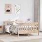 Preview: ARDEBO.de - Massivholzbett ohne Matratze 120x190 cm Kiefernholz