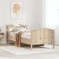 Preview: ARDEBO.de - Massivholzbett ohne Matratze 75x190 cm Kiefernholz