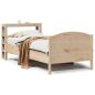 Preview: Massivholzbett ohne Matratze 75x190 cm Kiefernholz