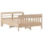 Preview: Massivholzbett ohne Matratze 160x200 cm Kiefernholz