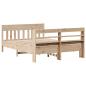 Preview: Massivholzbett ohne Matratze 160x200 cm Kiefernholz
