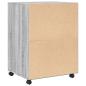 Preview: Rollschrank Grau Sonoma 60x48x81 cm Holzwerkstoff