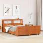 Preview: ARDEBO.de - Massivholzbett ohne Matratze Wachsbraun 135x190 cm Kiefernholz