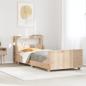 Preview: ARDEBO.de - Massivholzbett ohne Matratze 75x190 cm Kiefernholz