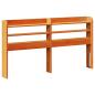 Preview: Massivholzbett ohne Matratze Wachsbraun 135x190 cm Kiefernholz
