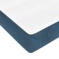Preview: Taschenfederkernmatratze 210 x 140 x 20 cm Dunkelblau