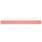 Preview: Taschenfederkernmatratze Mittel Rosa 80x220x20 cm Samt