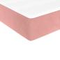 Preview: Taschenfederkernmatratze Mittel Rosa 80x220x20 cm Samt