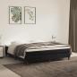 Preview: ARDEBO.de - Taschenfederkernmatratze Mittel Schwarz 160x210x20 cm Samt