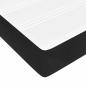 Preview: Taschenfederkernmatratze Mittel Schwarz 160x210x20 cm Samt