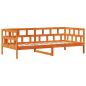Preview: Tagesbett mit Schubladen Wachsbraun 80x200 cm Massivholz Kiefer