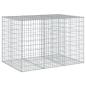 Preview: Gabione mit Deckel 150x100x100 cm Verzinktes Eisen