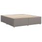 Preview: Bettgestell ohne Matratze Taupe 180x200 cm Stoff