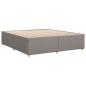 Preview: Bettgestell ohne Matratze Taupe 180x200 cm Stoff