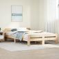 Preview: ARDEBO.de - Massivholzbett ohne Matratze 120x190 cm Kiefernholz