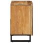Preview: Waschbeckenunterschrank 62x34x58 cm Raues Massives Mangoholz