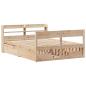 Preview: Massivholzbett ohne Matratze 160x200 cm Kiefernholz