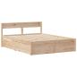 Preview: Massivholzbett ohne Matratze 160x200 cm Kiefernholz