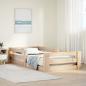 Preview: ARDEBO.de - Massivholzbett ohne Matratze 70x140 cm Kiefernholz