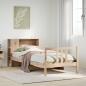 Preview: ARDEBO.de - Bücherregalbett ohne Matratze 75x190 cm Massivholz Kiefer