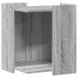 Preview: Katzenklo Grau Sonoma 42x42x51 cm Holzwerkstoff