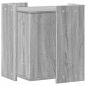 Preview: Katzenklo Grau Sonoma 42x42x51 cm Holzwerkstoff