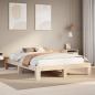Preview: ARDEBO.de - Massivholzbett ohne Matratze 150x200 cm Kiefernholz