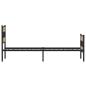 Preview: Metallbett ohne Matratze Sonoma-Eiche 107x203 cm