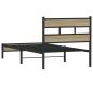 Preview: Bettgestell ohne Matratze Sonoma-Eiche 75x190 cm Holzwerkstoff
