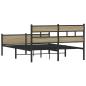 Preview: Bettgestell ohne Matratze Sonoma-Eiche 150x200 cm Holzwerkstoff