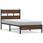 Preview: Bettgestell ohne Matratze Braun Eiche 90x200 cm Holzwerkstoff