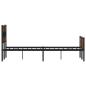 Preview: Bettgestell ohne Matratze Braun Eiche 120x190 cm Holzwerkstoff