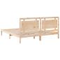Preview: Massivholzbett Extra Lang ohne Matratze 200x210 cm