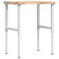 Preview: Werkbank 80x60x(73-99,5) cm Massivholz Akazie Rechteckig
