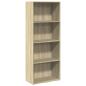Preview: B?cherregal Sonoma-Eiche 60x30x152 cm Holzwerkstoff