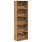 Preview: Bücherregal Artisan-Eiche 60x30x189 cm Holzwerkstoff