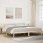 Preview: ARDEBO.de - Extra langes Massivholzbett ohne Matratze 200x220 Kiefernholz