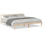 Preview: Extra langes Massivholzbett ohne Matratze 200x220 Kiefernholz