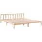 Preview: Extra langes Massivholzbett ohne Matratze 200x220 Kiefernholz