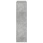 Preview: B?cherregal Betongrau 100x33x125,5 cm Holzwerkstoff