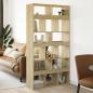 Preview: ARDEBO.de - Raumteiler Sonoma-Eiche 100x33x187,5 cm Holzwerkstoff