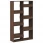 Preview: Raumteiler Braun Eichen-Optik 100x33x175 cm Holzwerkstoff