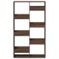 Preview: Raumteiler Braun Eichen-Optik 100x33x175 cm Holzwerkstoff
